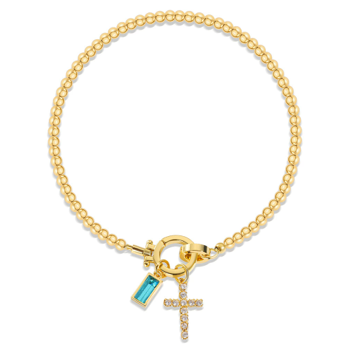 Pulsera con piedra de nacimiento Lumière