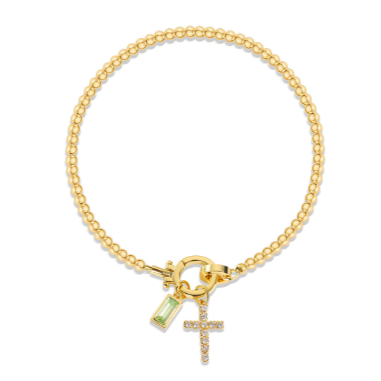Pulsera con piedra de nacimiento Lumière