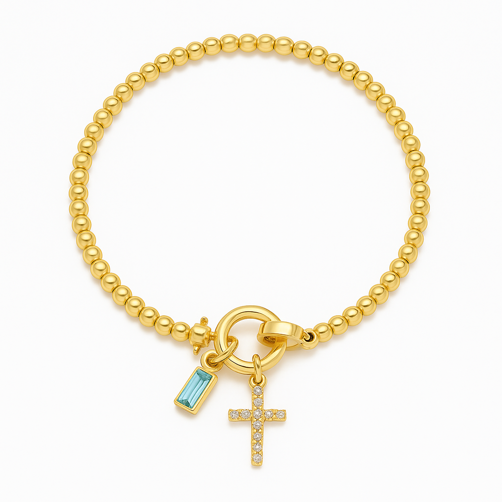 Pulsera con piedra de nacimiento Lumière