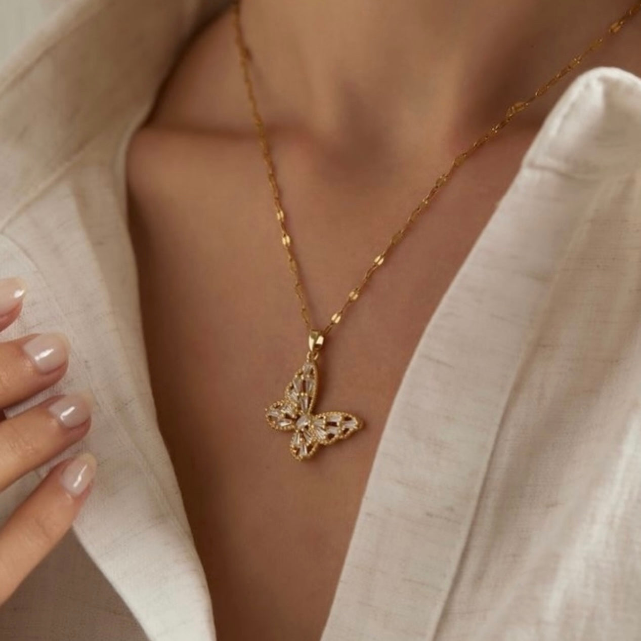 Collar Papillon d'Or