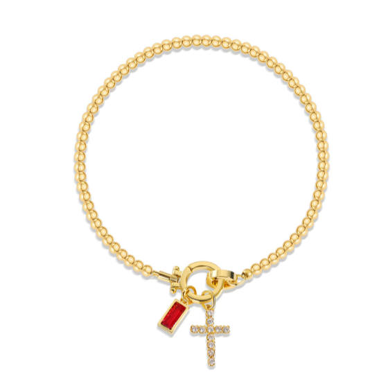 Pulsera con piedra de nacimiento Lumière