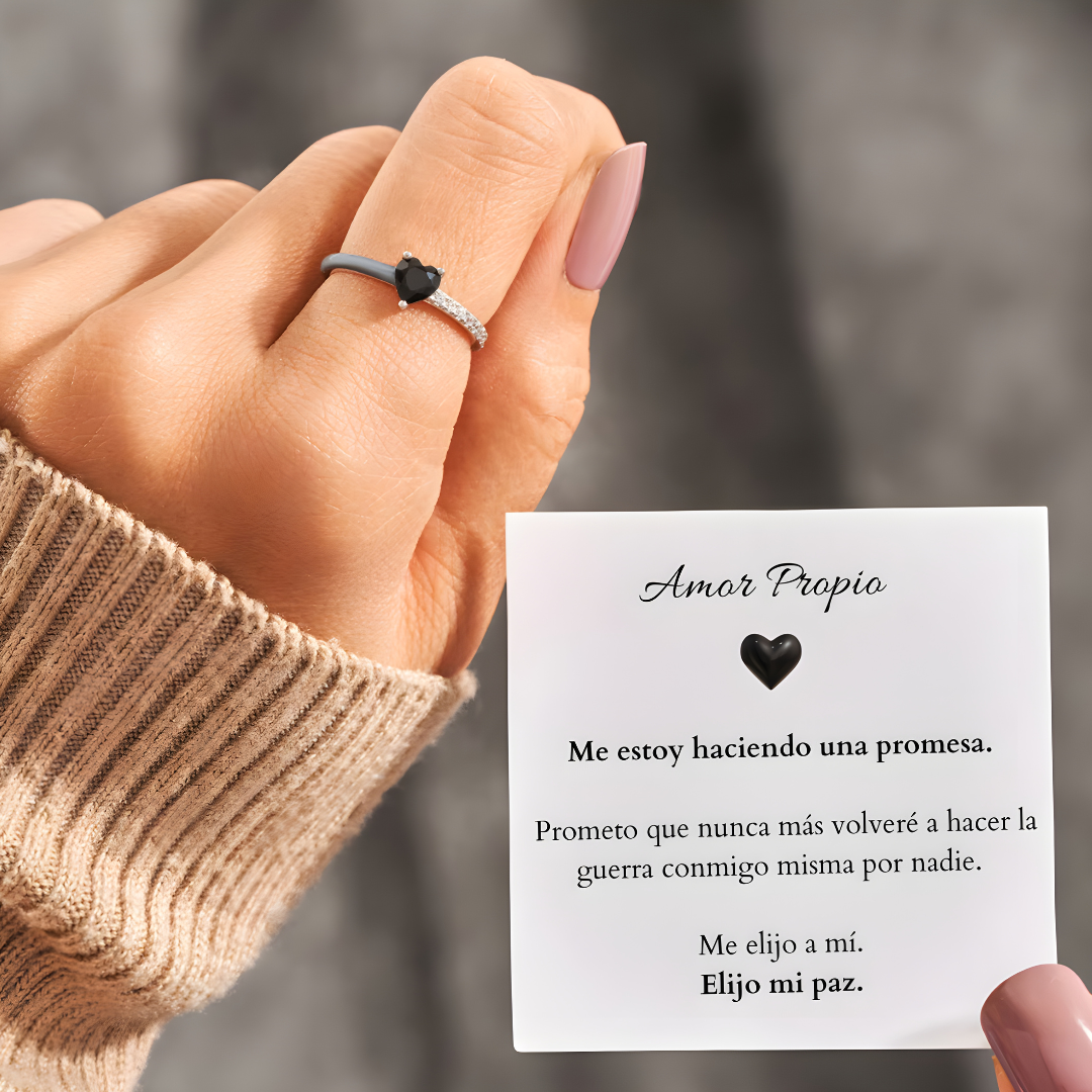 Anillo Amor Propio -Elijo mi paz