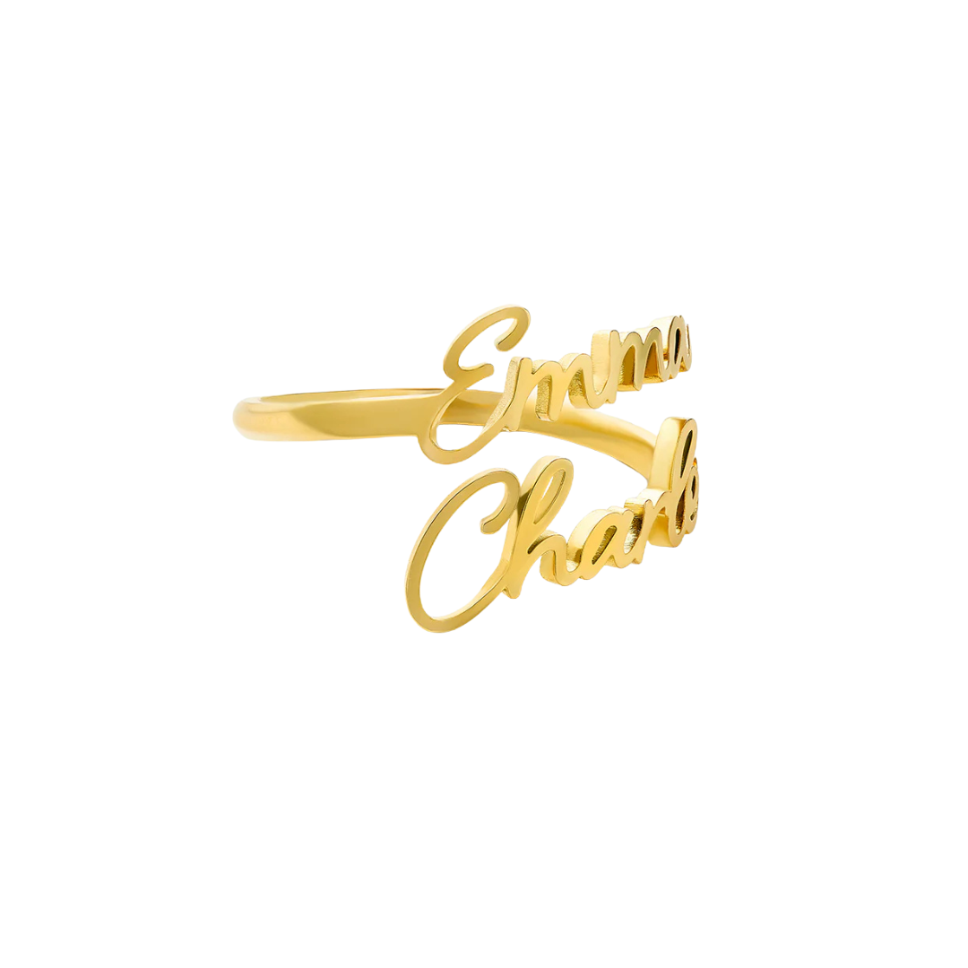 Anillo con nombre personalizado