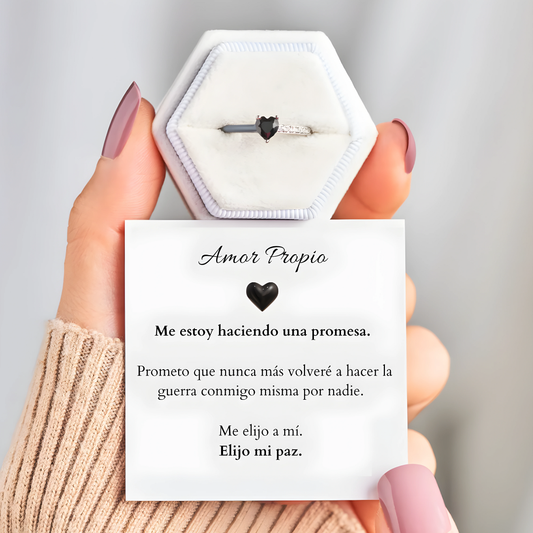 Anillo Amor Propio -Elijo mi paz