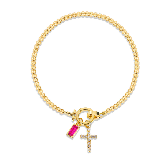 Pulsera con piedra de nacimiento Lumière
