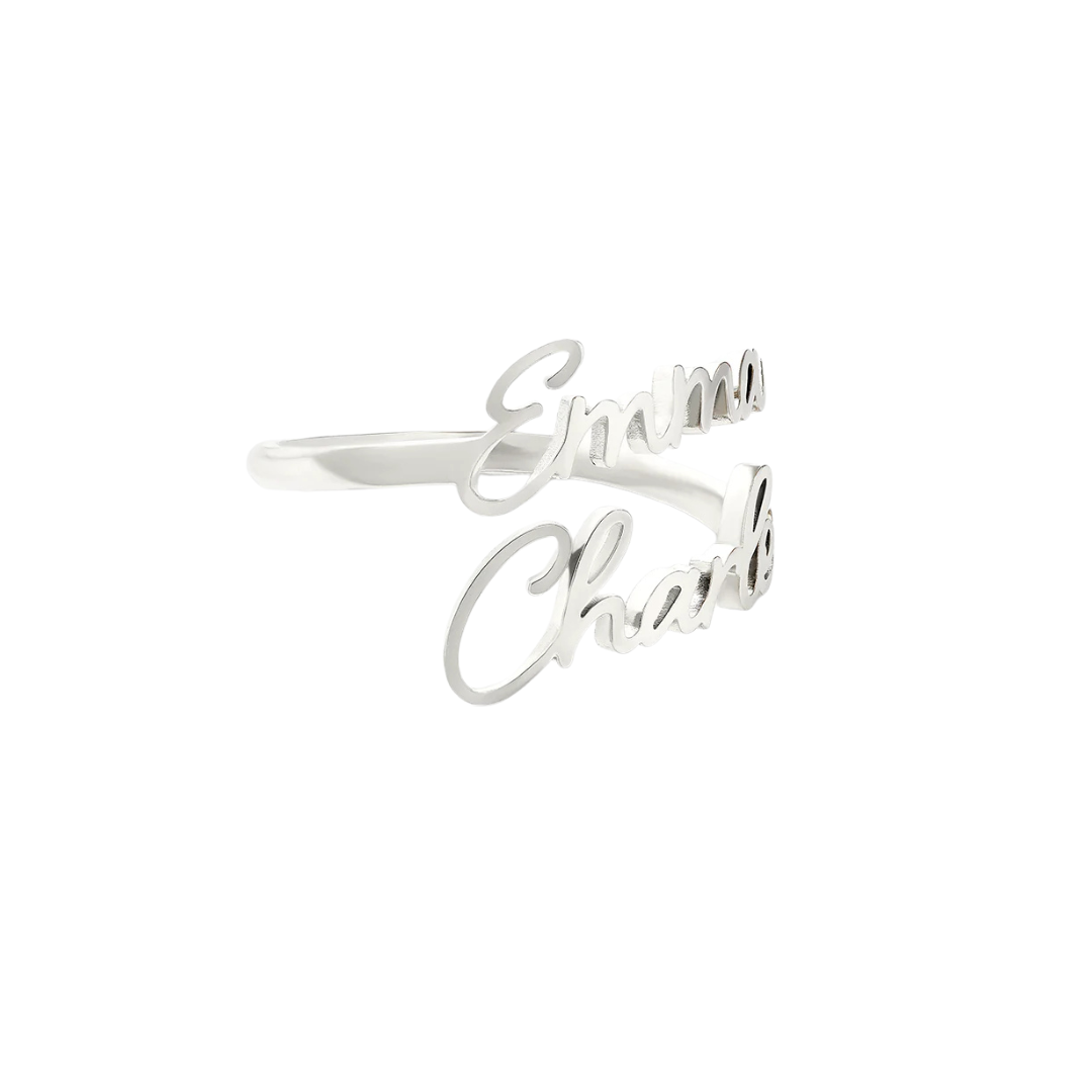 Anillo con nombre personalizado