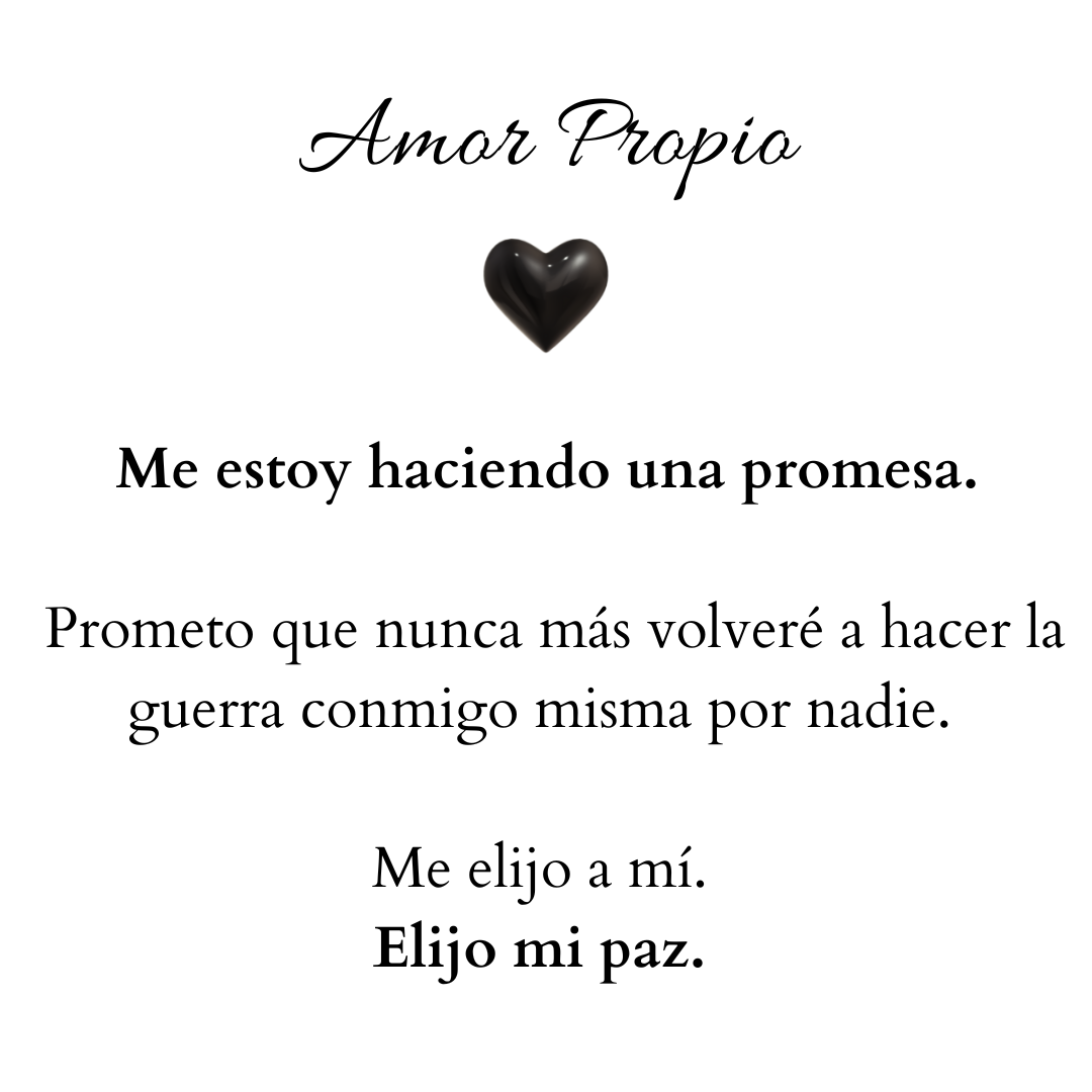 Anillo Amor Propio -Elijo mi paz