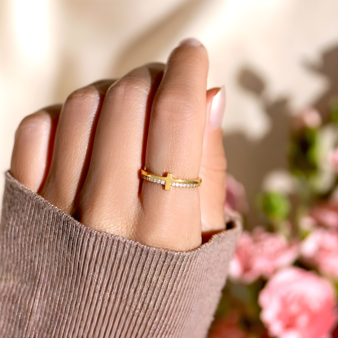 Anillo Confía en Dios