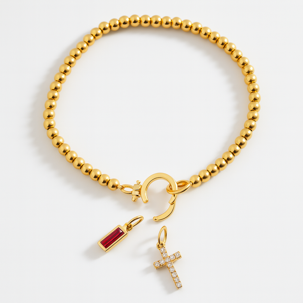 Pulsera con piedra de nacimiento Lumière