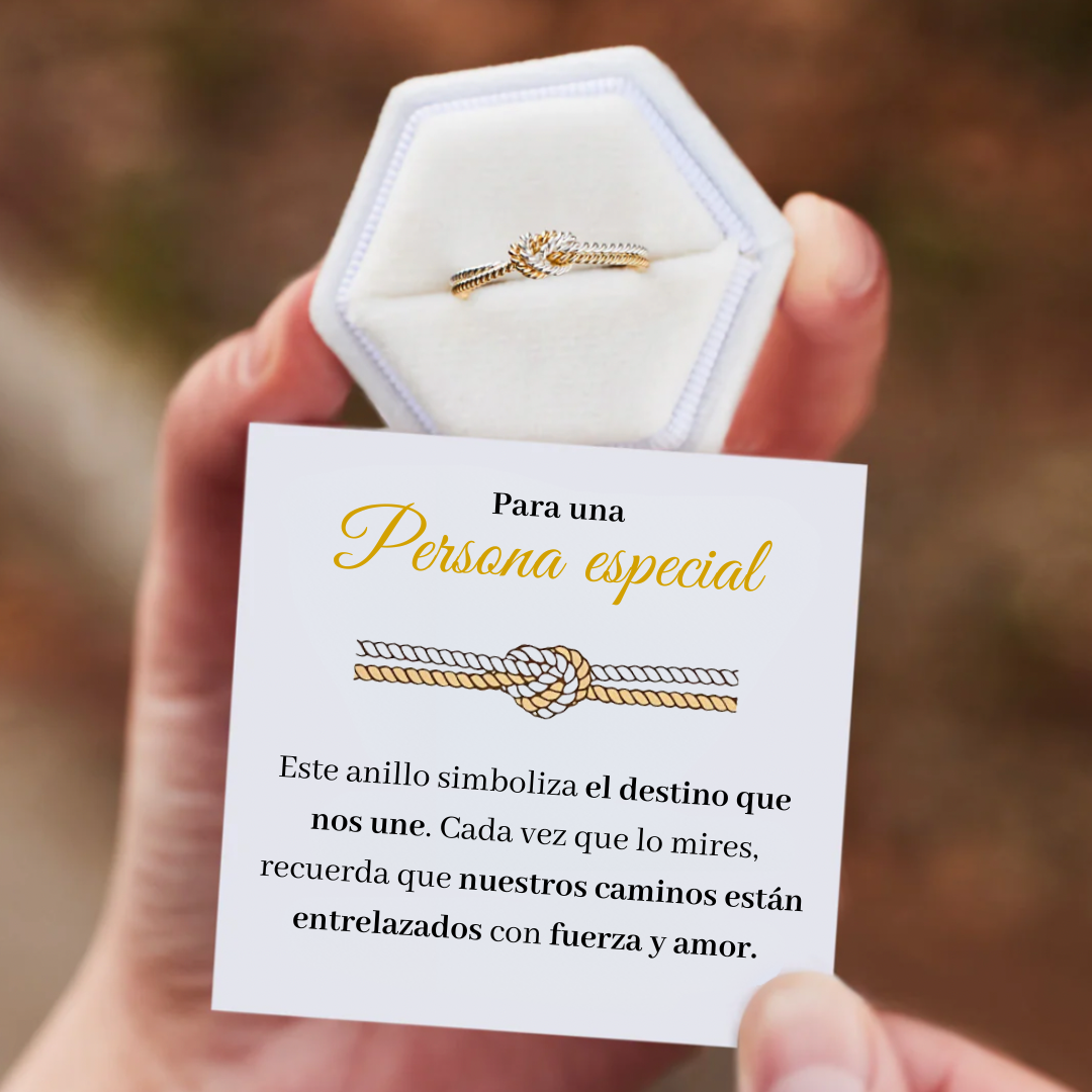 Anillo Nudo del Destino