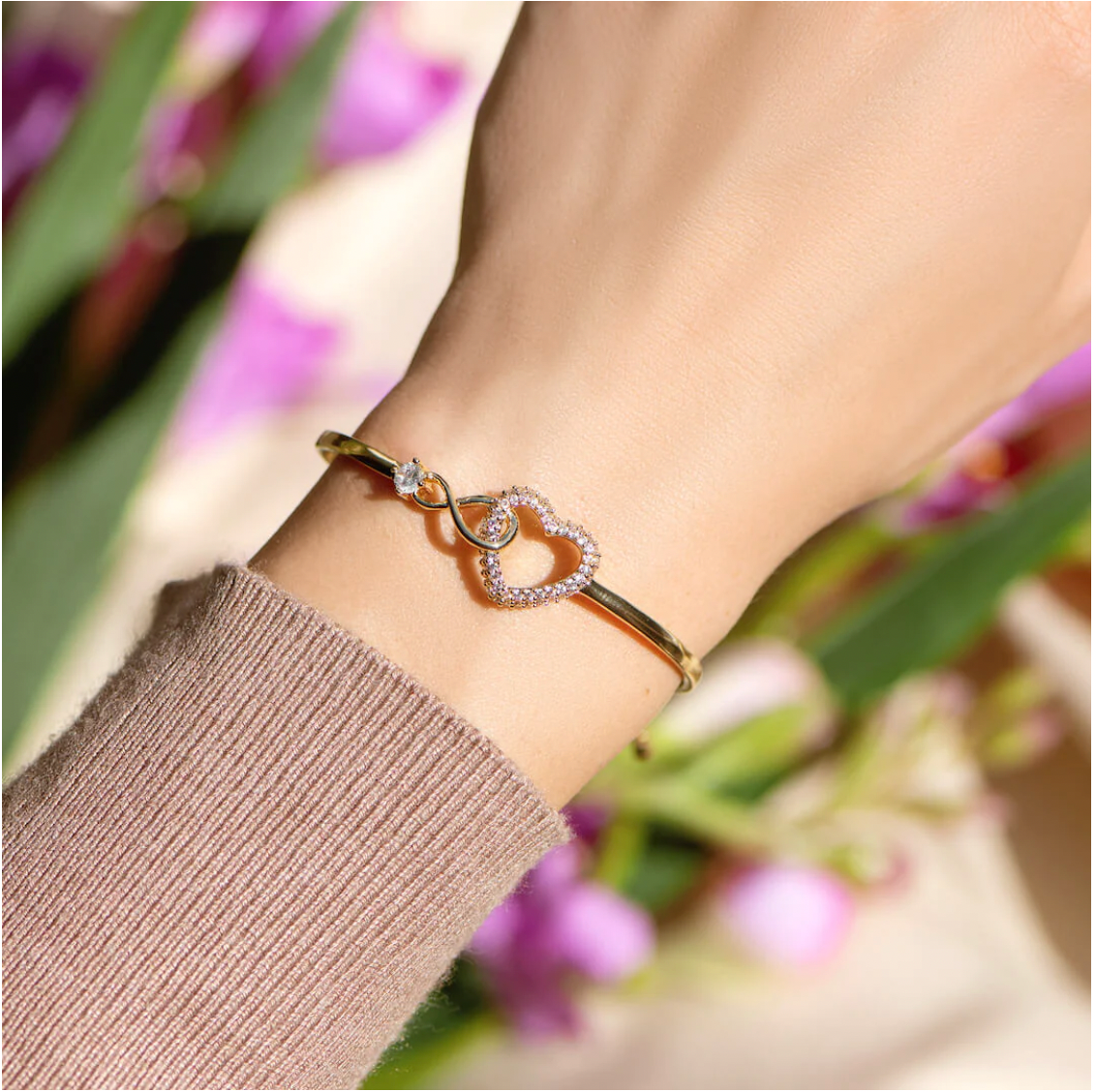 Pulsera Corazón Infinity