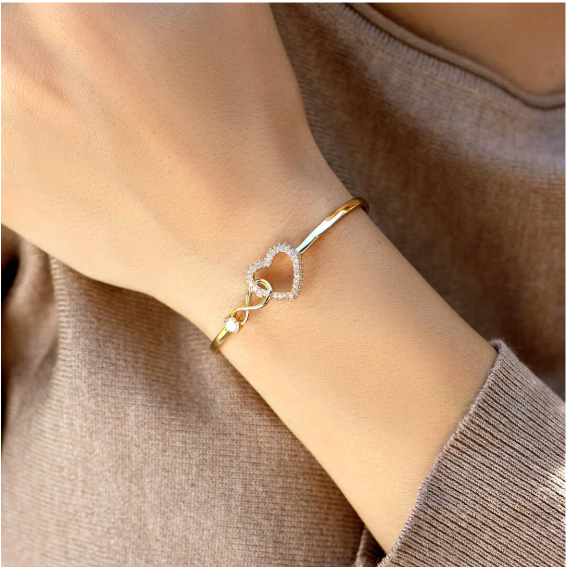 Pulsera Corazón Infinity